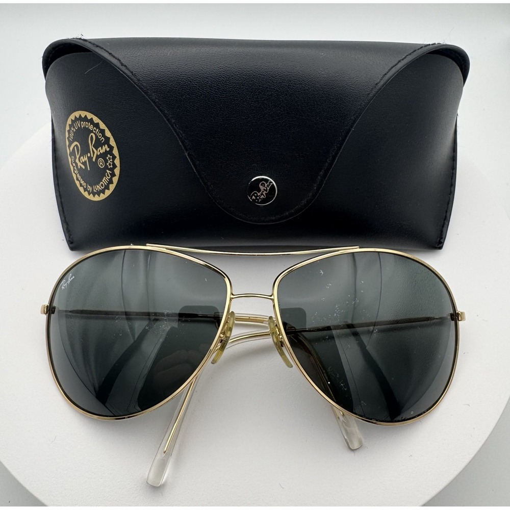 Ray Ban RB 3454L 001/71 65-13 3N Gold Sunglasses Frames Brazil *Scratches*